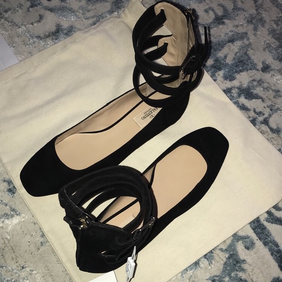 Valentino Garavani Shoes - Valentino Ankle Wrap Ballet Flat